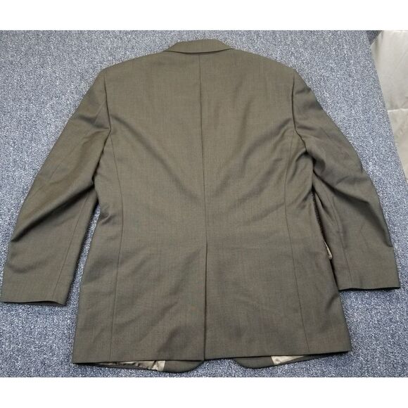 Stafford Blazer Men's 43R Black Executive 100% Wool Jacket Sport Coat Formal - Picture 9 of 9